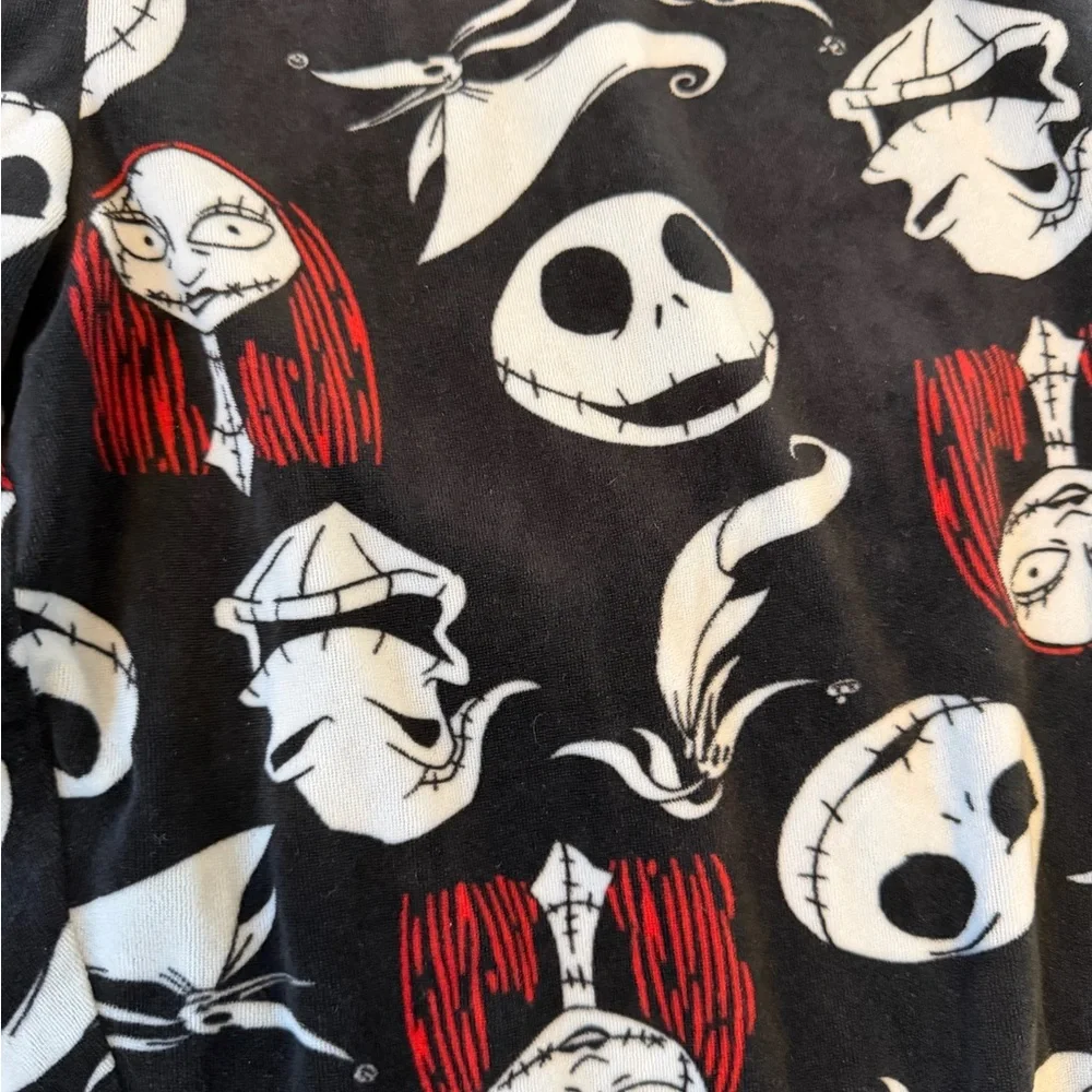 Disney The Nightmare Before Christmas Jack Skellington Sally Pajama Pants Size M - Picture 2 of 5